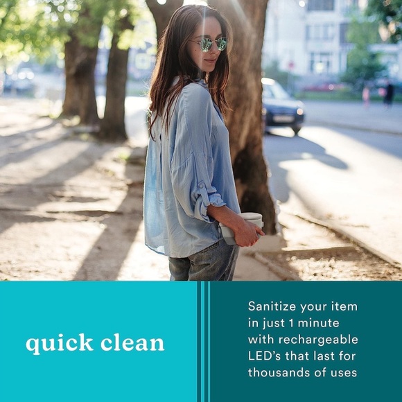 Homedics UV Clean Portable Sanitizer Bag – Rechargeable UV Light Sanitizer Box - Picture 7 of 11